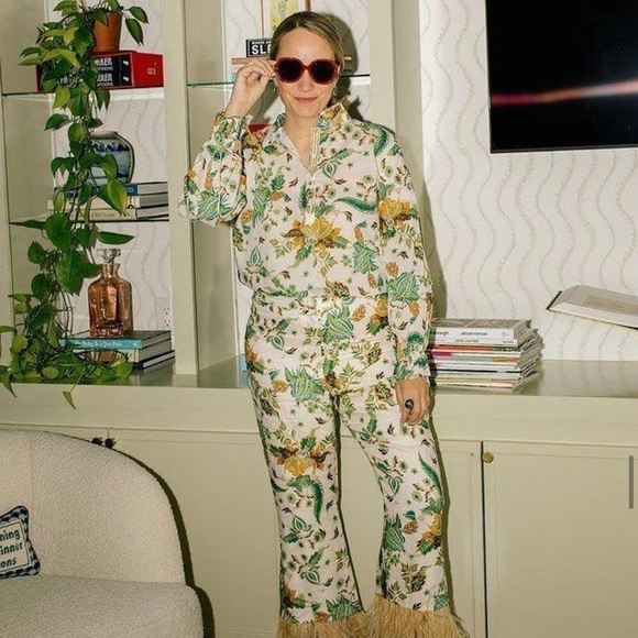 Antonio Melani The Nat Note Tops - Antonio Melani The Nat Note Ivy Paisley Floral Print Voile Tie Sleeve Blouse